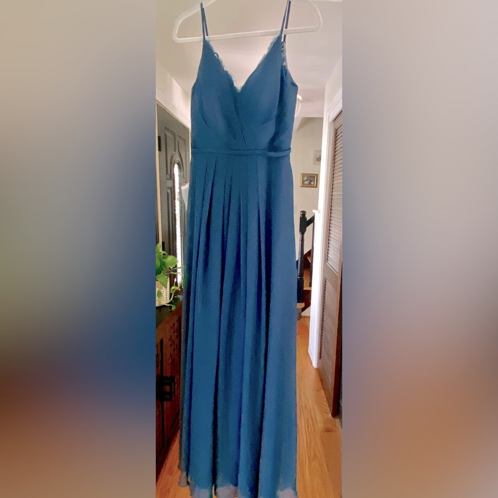 Beautiful formal navy dress, never worn.